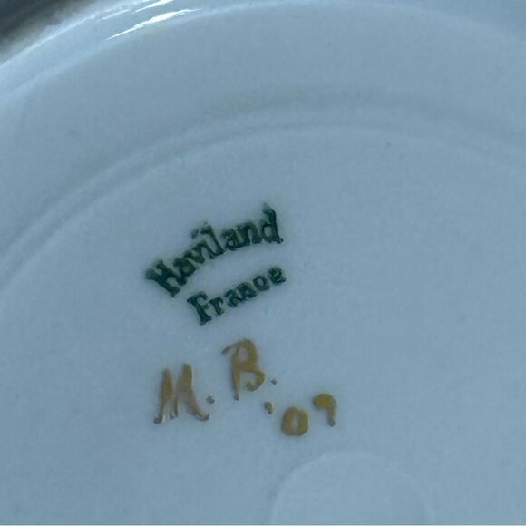 Haviland France Floral Bread & Butter Plate ~ Vintage Limoges Porcelain - Picture 5 of 6